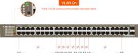TENDA TEG1050F 48 Port 10/100/1000 Mbps + 2 Port SFP Switch Çelik Kasa Rack Mount
